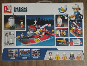 Stavebnice (lego) Sluban Hasiči Záchranná loď M38-B0630 - 2