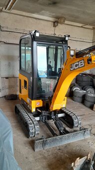 Minibagr JCB 19C-1 1943kg r.v.2023, 138 mth, po servisu. - 2