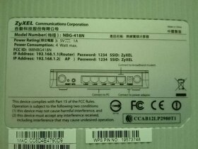 prodám wifi router zyxel - 2