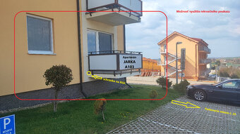 Podhájská, Apartmán Jarka, (2+kk) len 200m od areálu. - 2