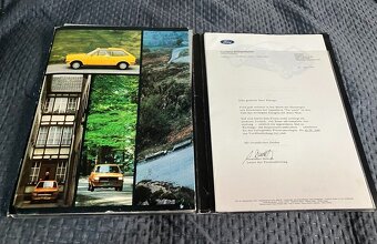 FORD FIESTA rok 1976 reklamní katalog z autosalonu FORD - 2