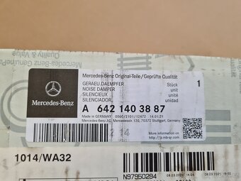 Tlaková hadice turba, rezonátor Mercedes W212 W204 350 CDi - 2