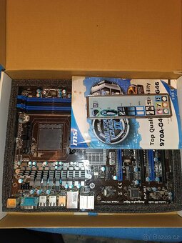 MSI 970A-G46 pár měsiců používaná základní deska socket AM3+ - 2