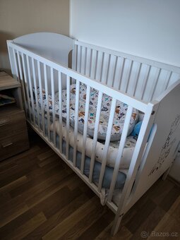 Dětská postýlka se žirafou + matrace zdarma - 2