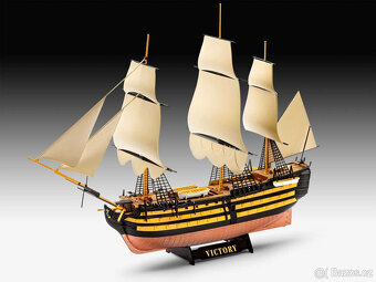 Nový Revell model plachetnice HMS Victory+barvy a lepidlo - 2