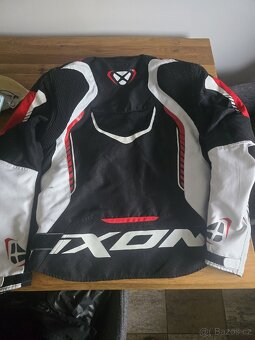 GYRE 1027 - pánská červená textilní moto bunda IXON - 2