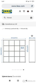 Policový díl Kallax - 2