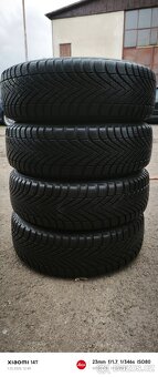 Zimní pneu+ disky škoda rapid,fabia 3 15" - 2