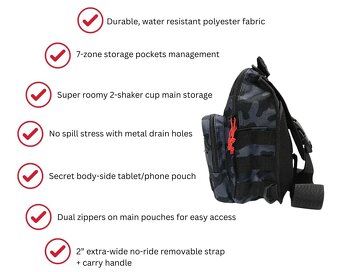 Mutant ALPHA Gym Crossbody Bag - 2