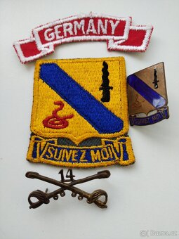 Originální důstojnické odznaky US army. - 2