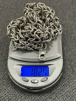 stříbrný řetěz ( 182,70 gramu ) - 2