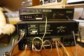 vintage Pioneer SA 710 - blue line - 2