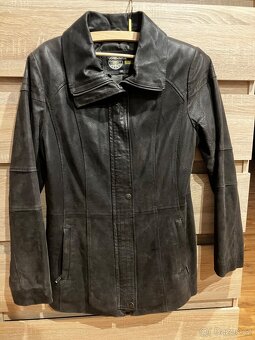 Kožené dámské sako KARA - 2