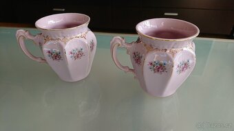 Krásné hrnečky z růžového porcelánu RGK- SLEVA - 2