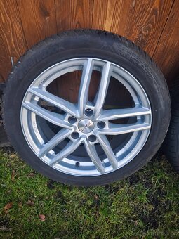 ALU kola Dezent 5x112 R17 s pneu 205/50 hankook - 2
