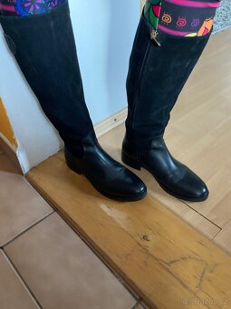 Kožené kozačky Tommy Hilfiger vel. 42 - 2