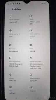 Rralme c11, 3gb ram, 32gb úložiště, funkční - 2
