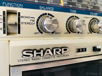 Radiomagnetofon/boombox Sharp GF 5757, rok 1985 - 2