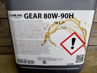 převodový olej Carline (Mogul) gear 80w90h 10L - 2