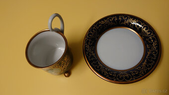 Porcelánové šálky s podšálkem Pirkenhammer - 2