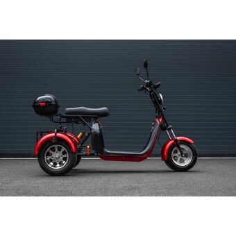 Elektrická tříkolka Leramotors C5, červená - 2