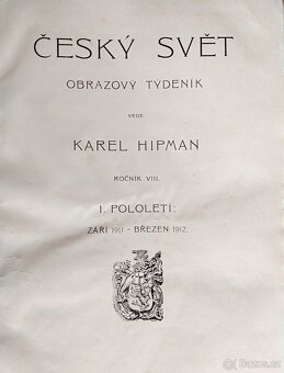 Časopisy ČESKÝ SVĚT 1911-1912 - 2