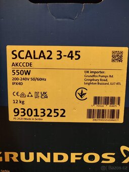 Nové domácí čerpadlo Grundfos SCALA2 - ZÁRUKA - 2