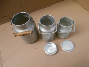 Konvička hliníková starší 3 kusy za 400 kč včetně pošty - 2