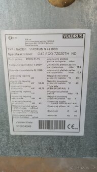 Plynový litinový kotel Viadrus G 42KW eco - 2