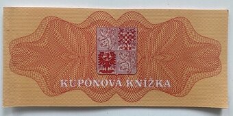 Kupónová knížka - 2