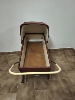 Retro kočárek Liberta hnědá - 2