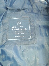 Modrá prošívaná bunda Reserved - 2