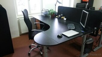 Paraván + nástěnka 2v1 – IKEA, černý - 2