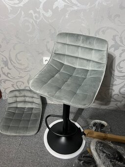 2x Barové židle - NOVÉ - 2