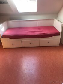 Rozkládací postel s úložným prostorem a matrací 80x200 - 2