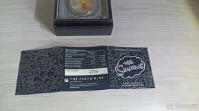 Stříbrná mince - BART SIMPSON 1oz PROOF - The Simpsons - 2