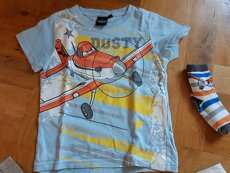 Planes, letadla Dusty tričko, kraťasy, ponožky, knížka 92 - 2