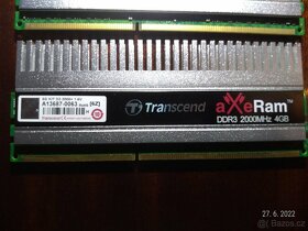 SADA - TRANSCEND aXeRam DDR3 2000Mhz 4x 4GB - 2