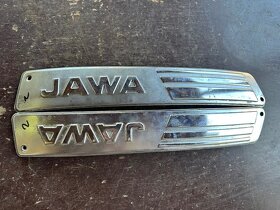 PRedám bočné lišty s nápisem JAWA na nádrž JAWA 350/634 - 2