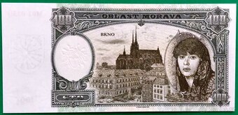 Bankovka 100 Korun, Oblast Morava, UNC, Franck Medina, 2020 - 2