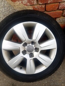 Alu original Audi 17" 5x112 pneu na vymenu - 2