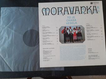 Moravanka, to je chasa veselá - prázdné obaly od LP desky - 2