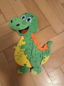 Dřevěné puzzle pro deti 2ks - 2