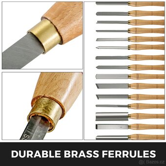 16-dílná sada soustružnických dlát HSS - 2