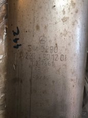 Výfuky rezonatory S-500 W222 - 2