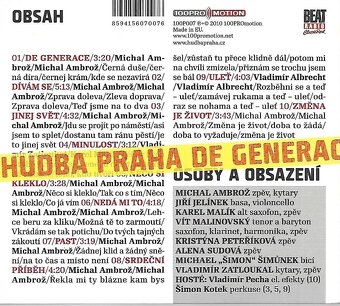 Hudba Praha – De Generace (CD) - 2