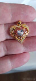 Přívěsek ve tvaru srdce - 2