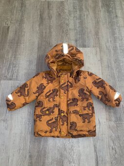 Zimní bunda s dinousaury Lindex - 2