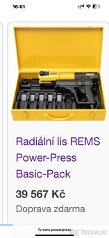 REMS POWERPRESS + 6x ČELIST NA ALPEX - 2