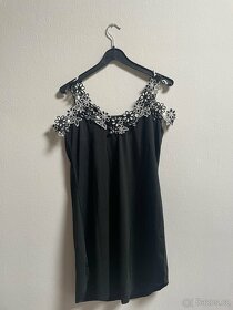 Nové letní černobílé šaty z Itálie - 2